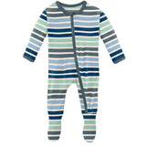 Sport Stripe Footie - Denny's