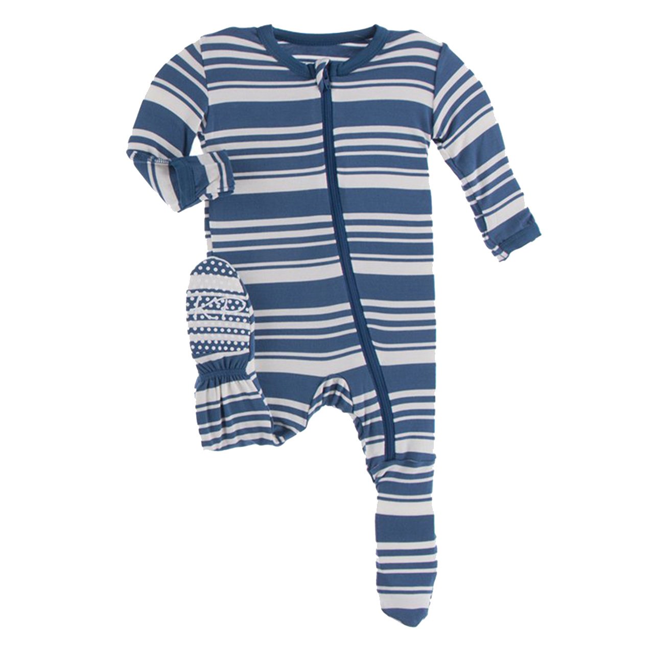 Fishing Stripe Footie - Denny's