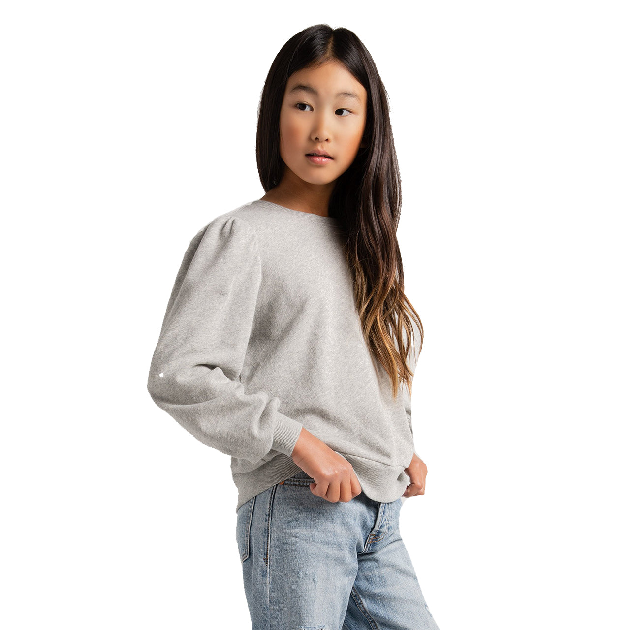 Zoe Puff Sleeve Sweatshirt - Denny's