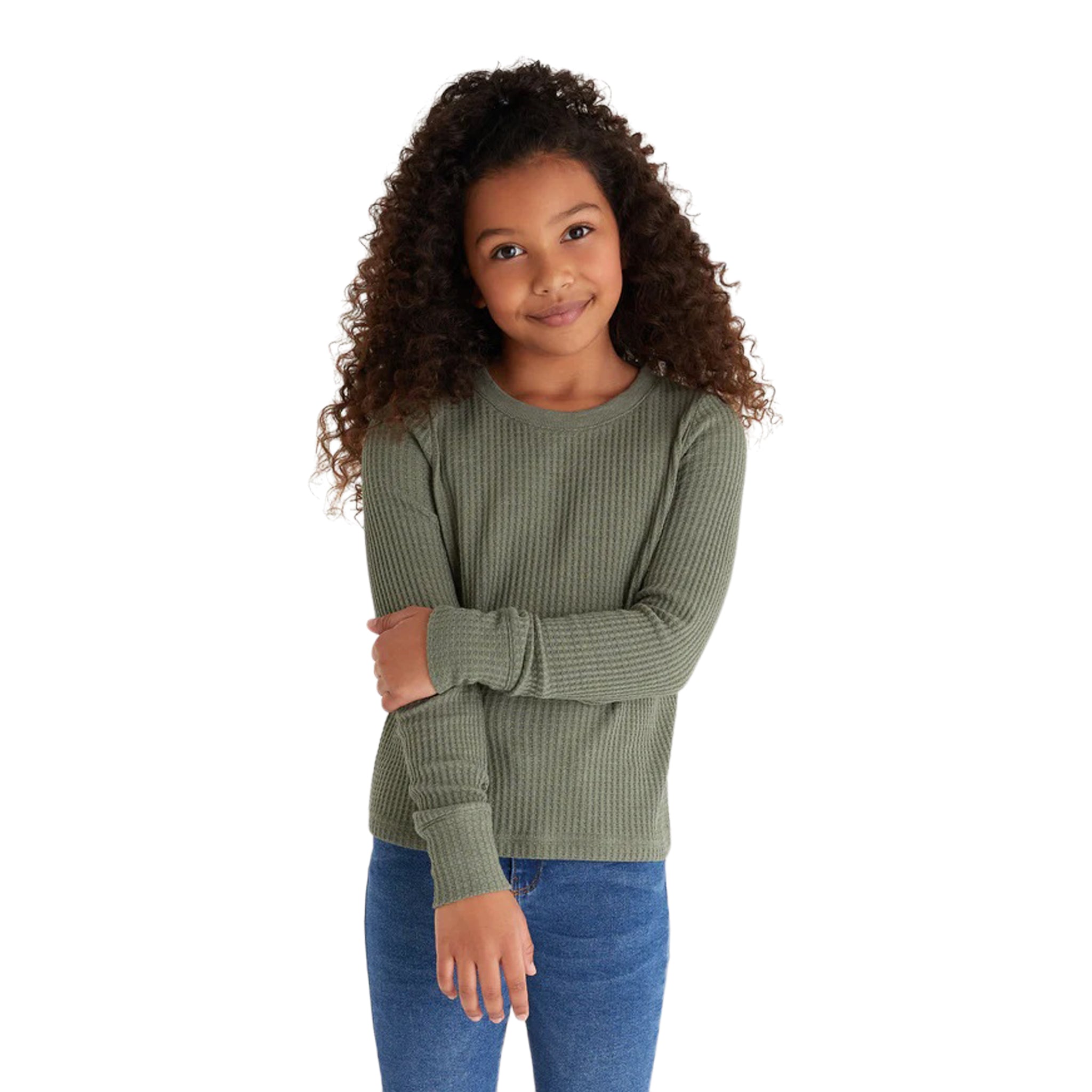 Waffle Long Sleeve Top - Denny's
