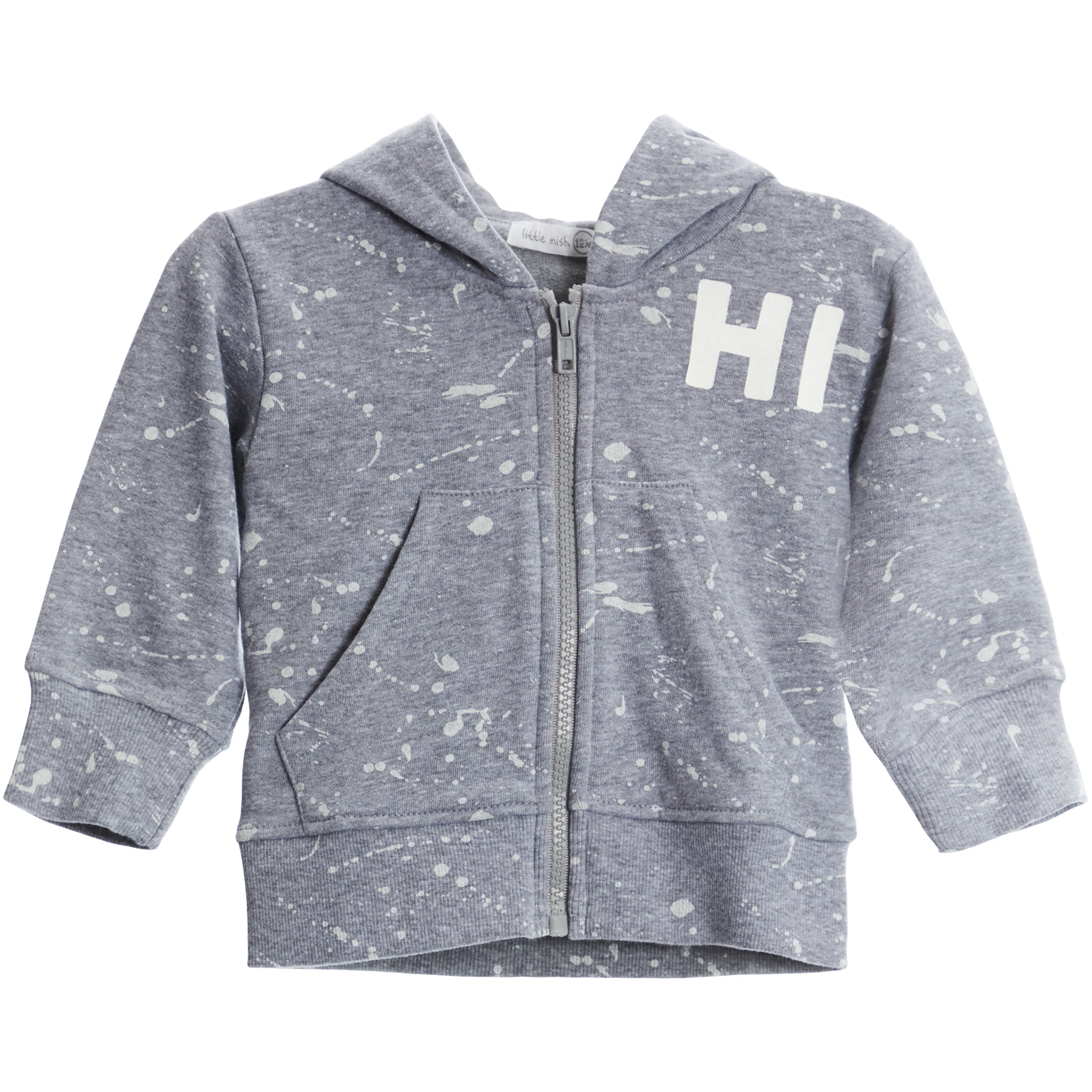 Hi Bye Splatt Zip Hoodie - Denny's