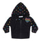 Rainbow Hearts Thermal Zip Hoodie - Denny's