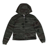 Camo Knit Hooded Zip Jacket - Denny's