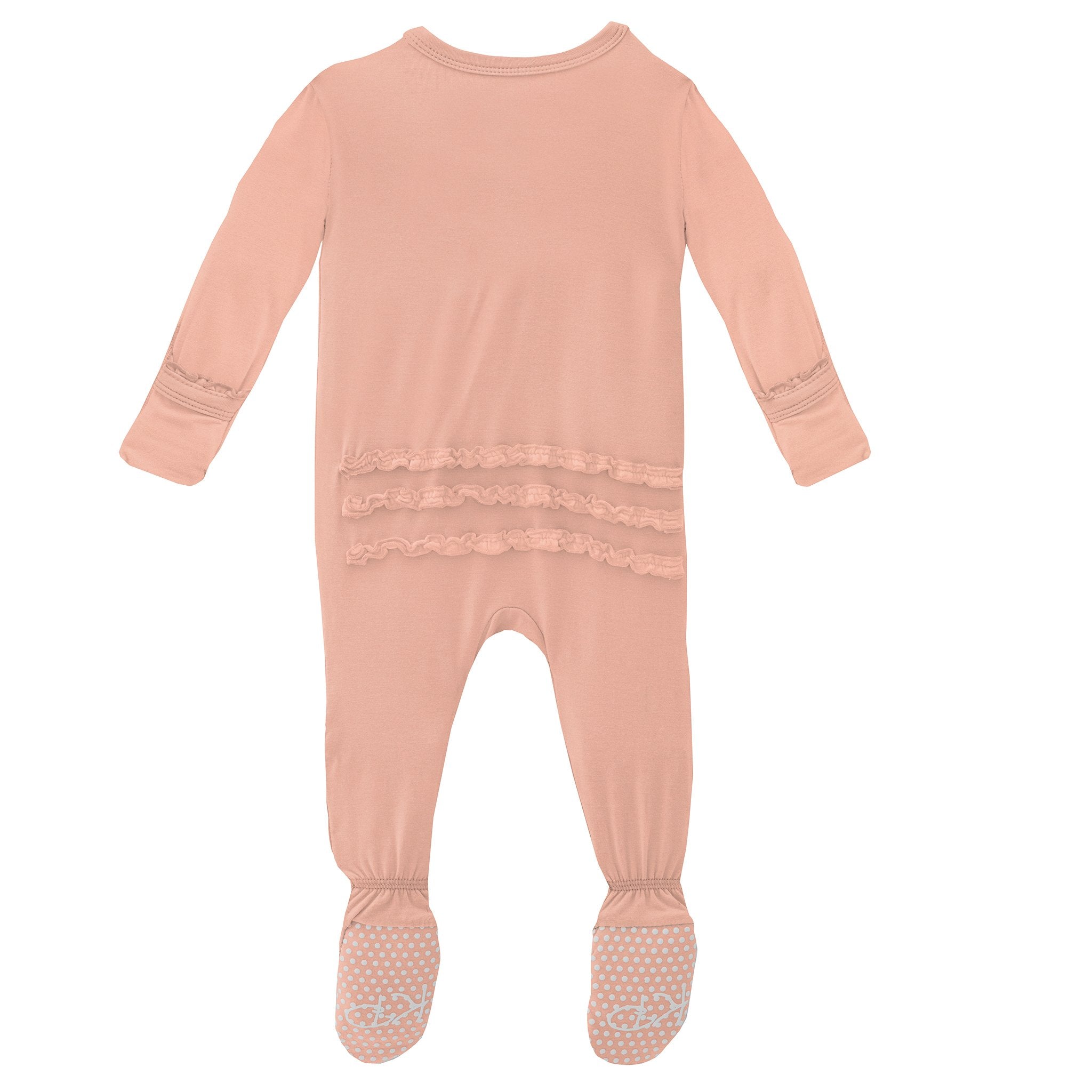 Peach Blossom Footie - Denny's