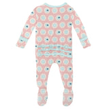 Baby Rose Porthole Footie - Denny's