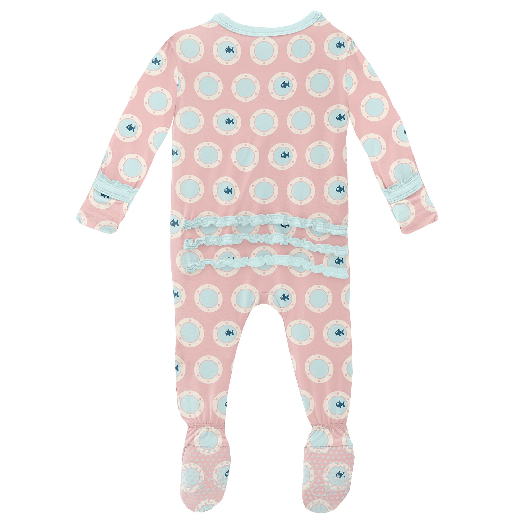 Baby Rose Porthole Footie - Denny's