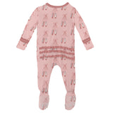 Baby Rose Ballet Footie - Denny's