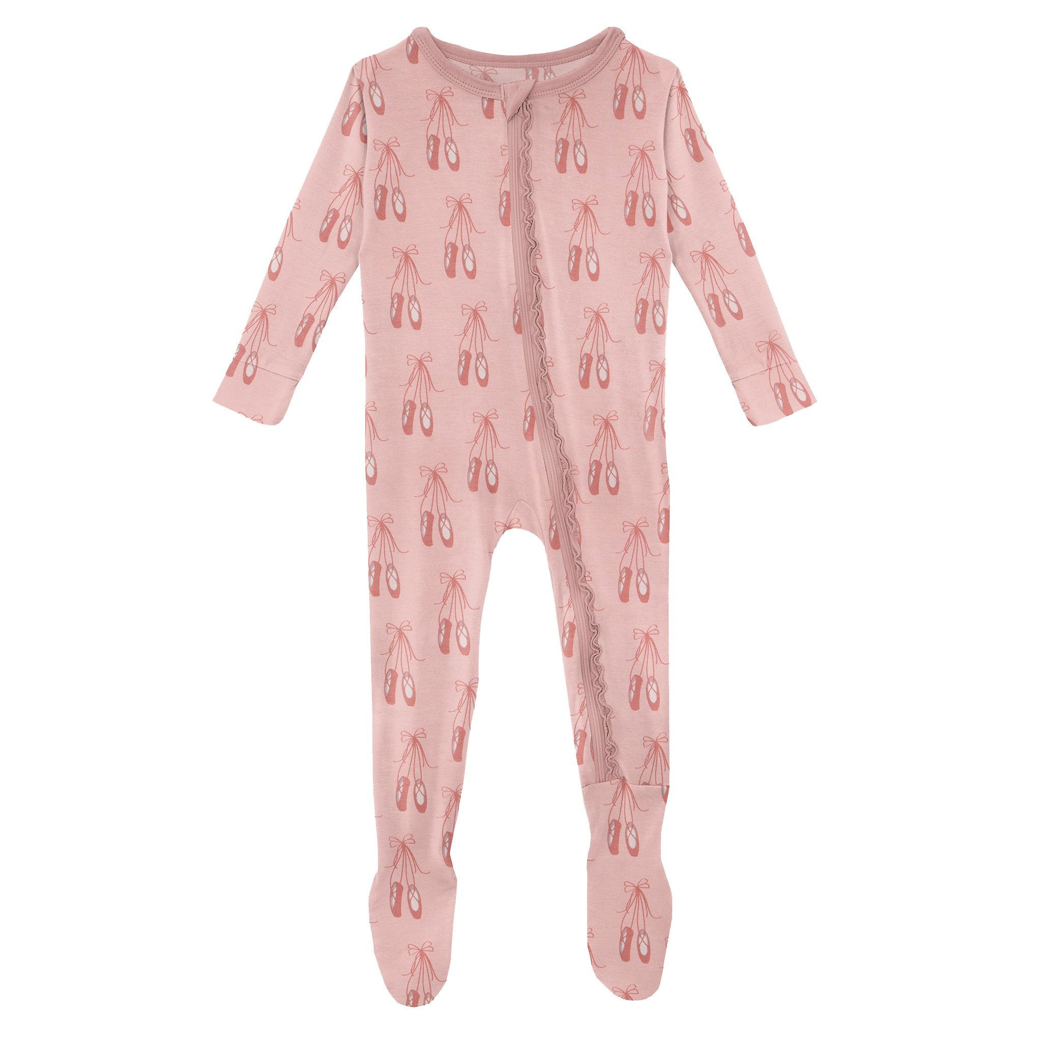 Baby Rose Ballet Footie - Denny's