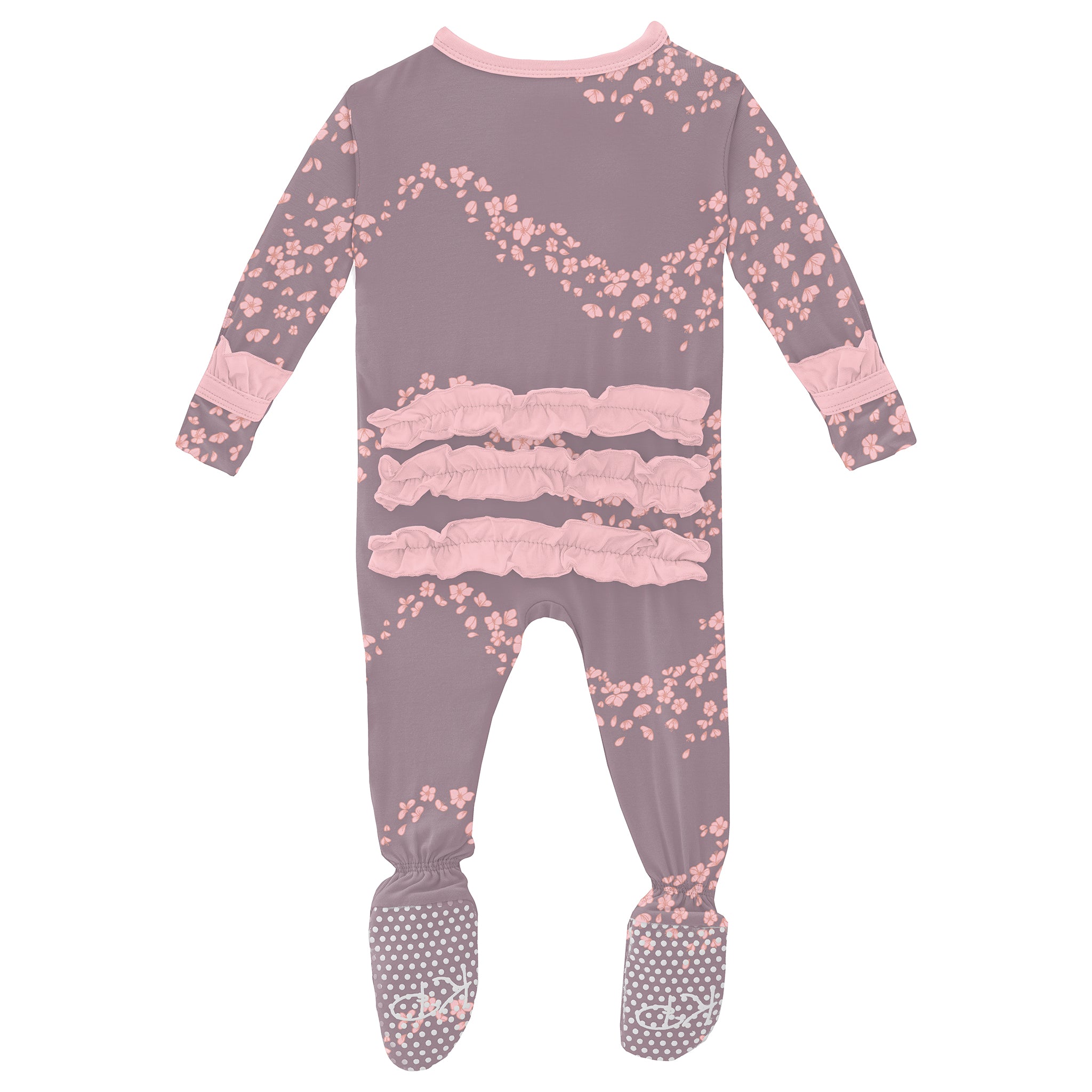 Elderberry Sakura Wind Footie - Denny's