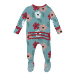 Glacier Wild Flowers Footie - Denny's