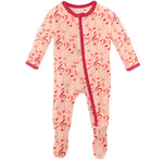 Peach Blossom Music Class Footie - Denny's