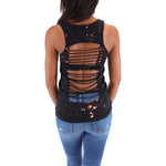 Bob Marley Bleached Slashed Tank - Denny's