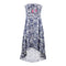 Tassel In Pink Blu Paisley Hi Lo Dress Smock - Denny's
