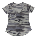 Short Sleeve Camoflauge Pocket Tee - Denny's