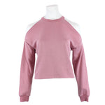 Cropped COld Shoulder Sweatshirt - Denny's