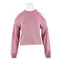 Cropped COld Shoulder Sweatshirt - Denny's