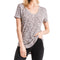 Leopard V-Neck Tee - Denny's