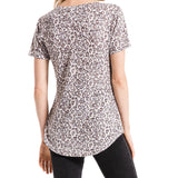 Leopard V-Neck Tee - Denny's