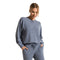 Long Sleeve Triblend Cropped Crew Sweatshirt - Denny's