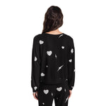 Long Sleeve Amor Heart V-neck - Denny's