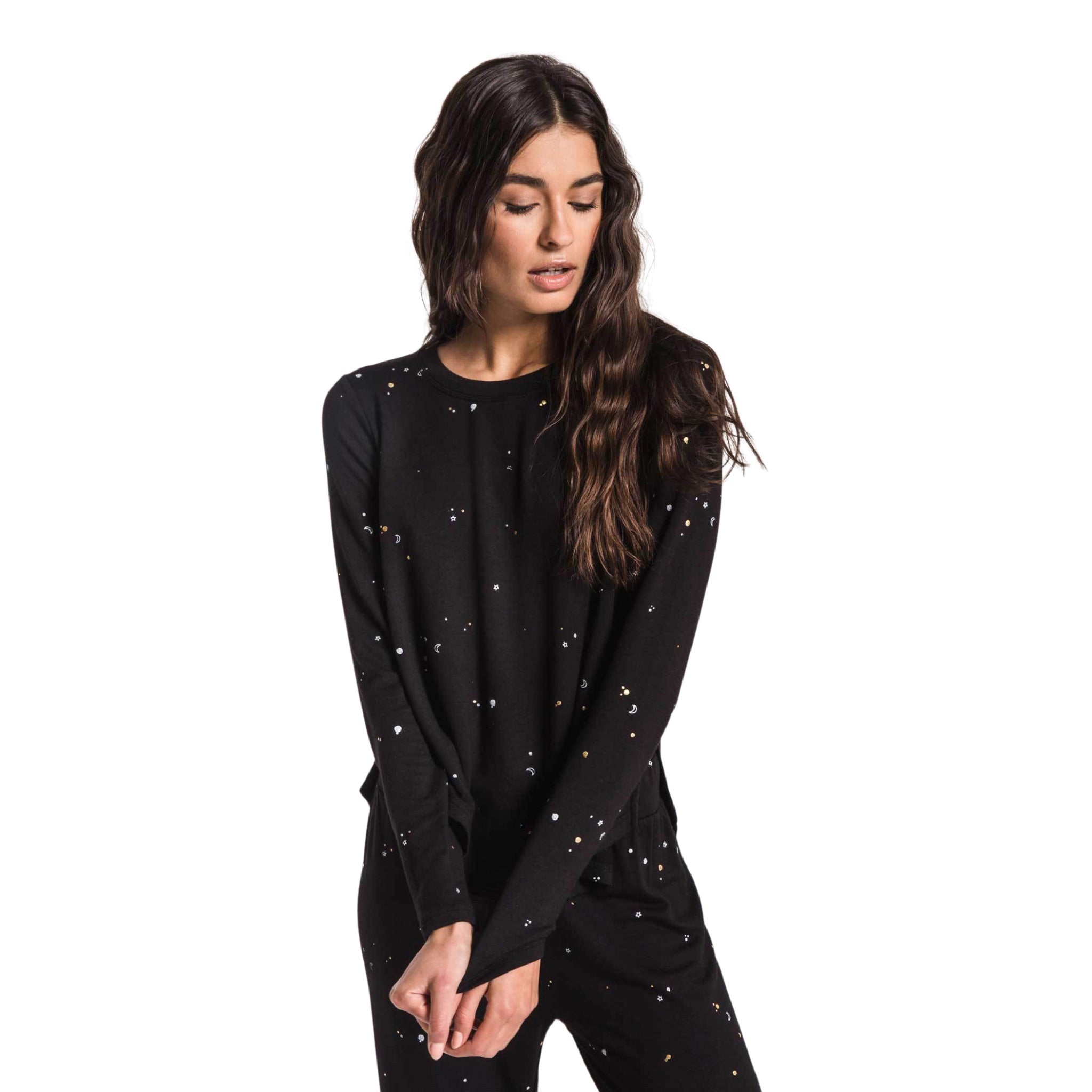 Long Sleeve Galaxy Crew - Denny's