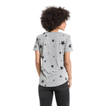 Short Sleeve Triblend Scattered Star Vneck Tee - Denny's