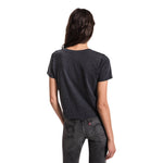 Classic Skimmer Crop Pocket V-neck Tee - Denny's