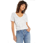 Classic Camo Short Sleeve Skimmer V-Neck - Denny's