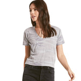 Classic Camo Short Sleeve Skimmer V-Neck - Denny's