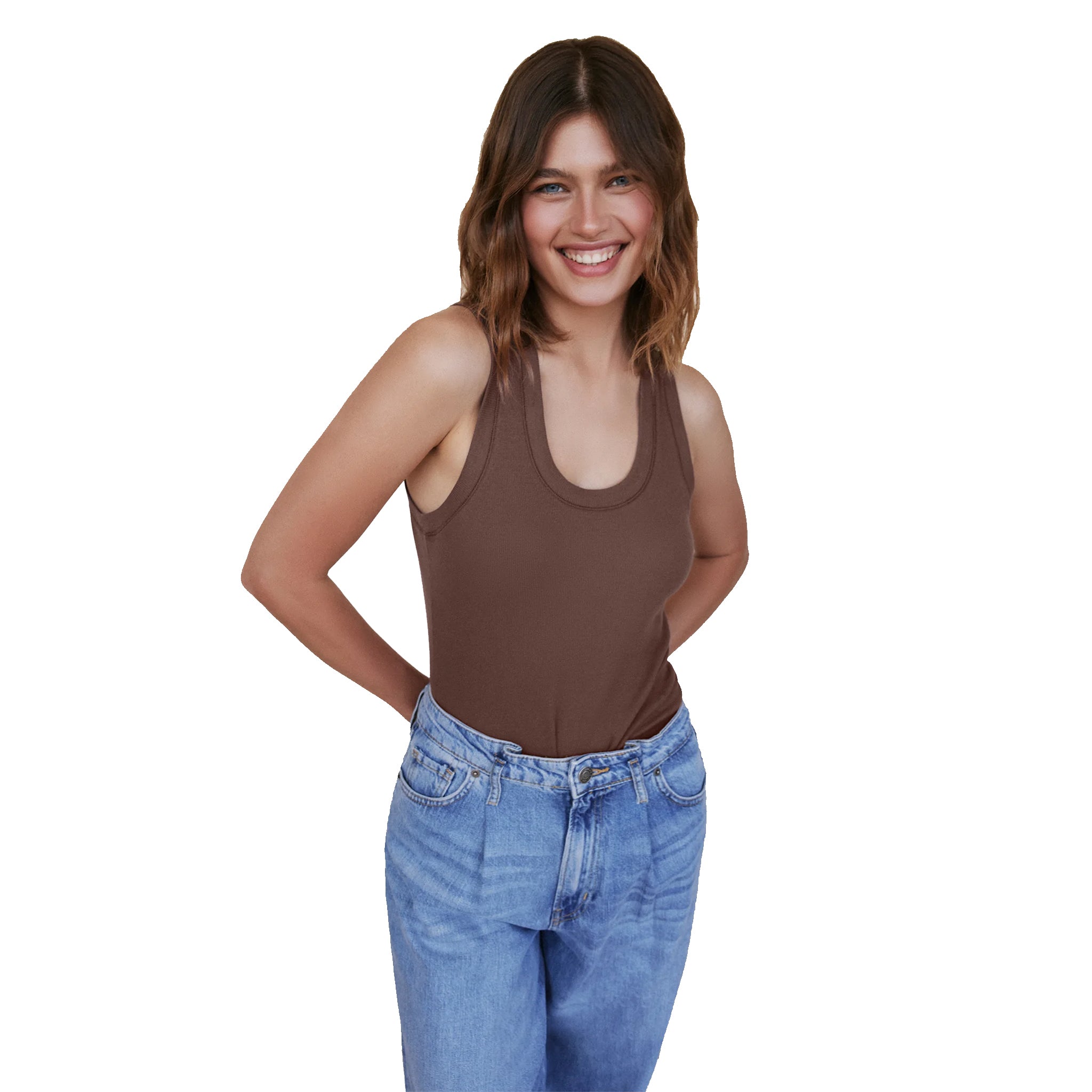 Sirena Ribbed Tank - Denny's