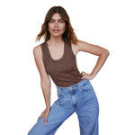 Sirena Ribbed Tank - Denny's