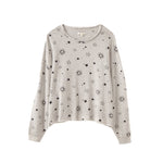 Jessie Star Long Sleeve Crew - Denny's