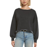 Tempest Raw Edge Crop Sweatshirt - Denny's
