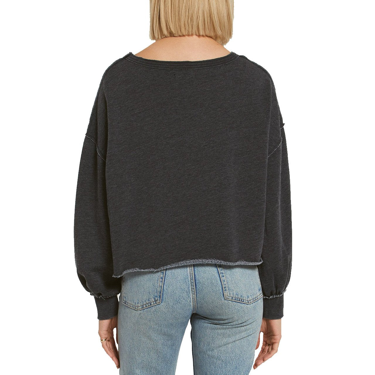 Tempest Raw Edge Crop Sweatshirt - Denny's