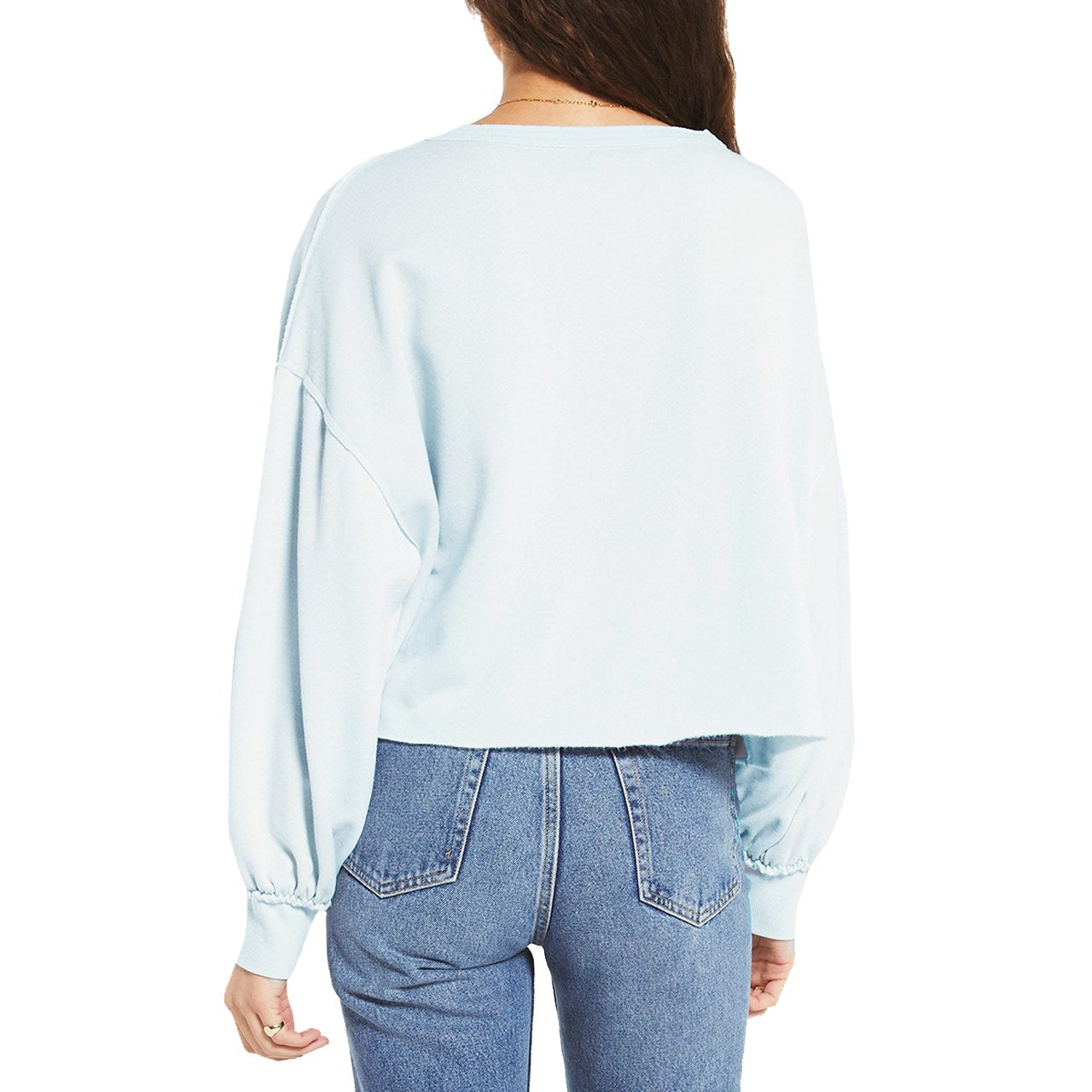 Tempest Raw Edge Crop Sweatshirt - Denny's