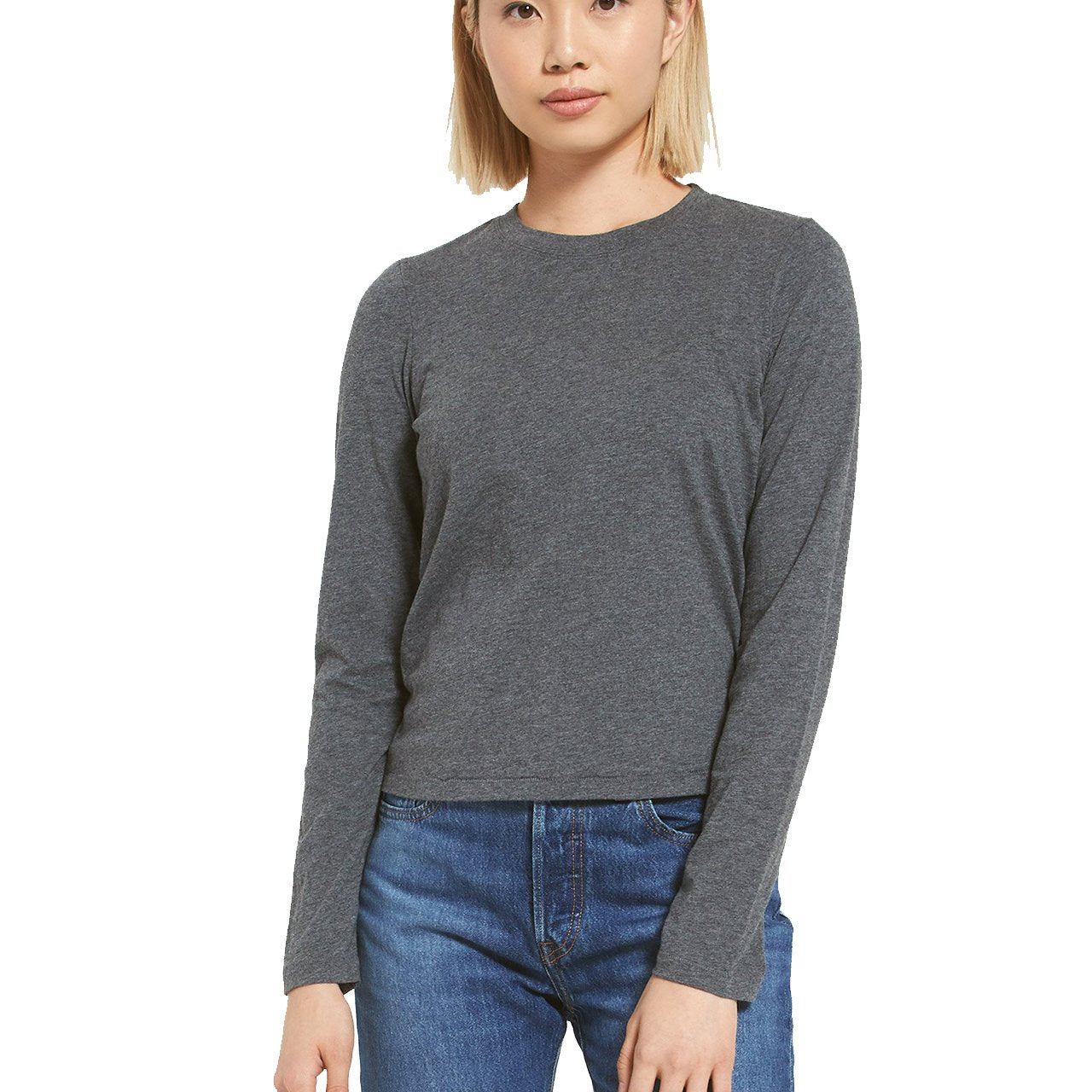 Modern Heather Long Sleeve Crew - Denny's