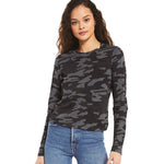 Camo Modern Long Sleeve Crew - Denny's