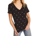 Lipa Skull Short Sleeve Vneck Tee - Denny's