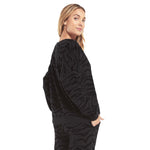 Marin Tiger Flocked Sweatshirt - Denny's