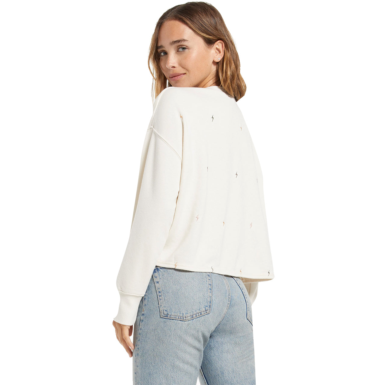 Amelia Mini Lightning Bolt Sweatshirt - Denny's