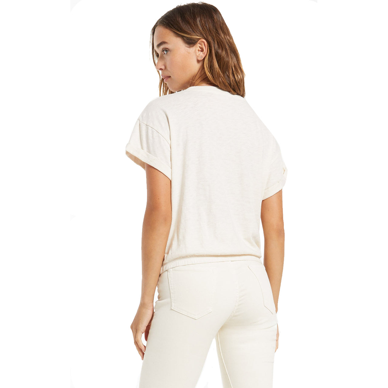 Kei Skimmer Slub Short Sleeve Tee - Denny's