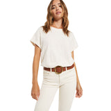 Kei Skimmer Slub Short Sleeve Tee - Denny's