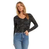 Skimmer Camo Long Sleeve Pocket Tee - Denny's