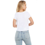Ava Rib Short SLeeve Vneck Tee - Denny's