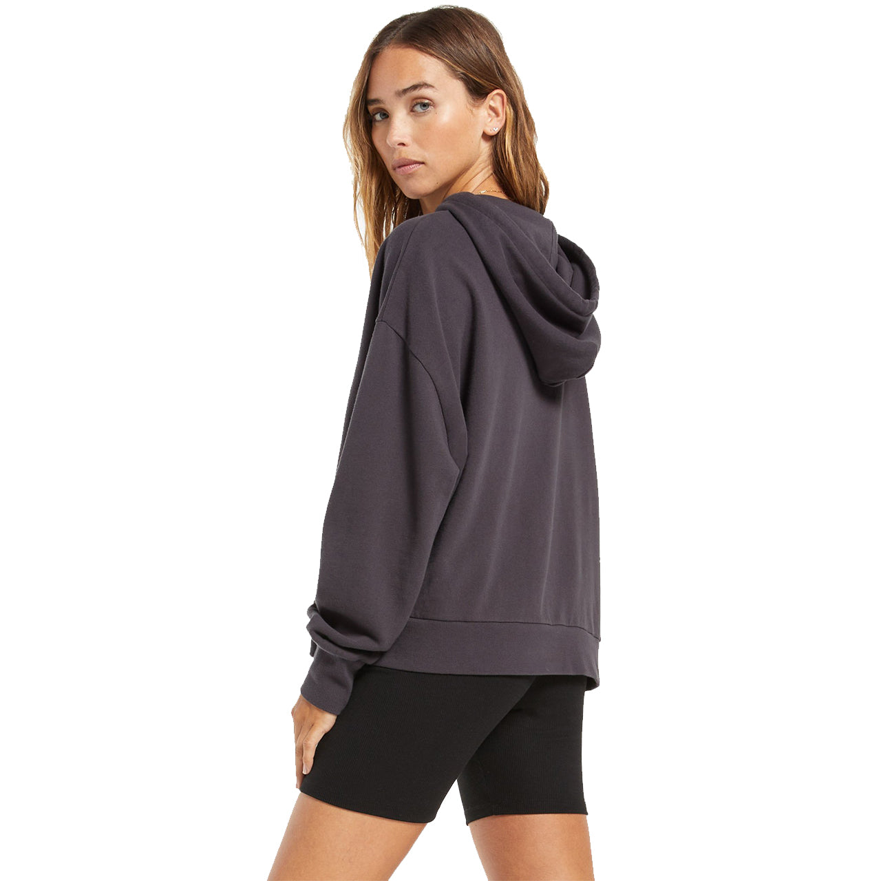 Jerri Terry Cut Neck Hoodie - Denny's