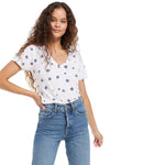 Easy Star Short Sleeve Vneck Tee - Denny's