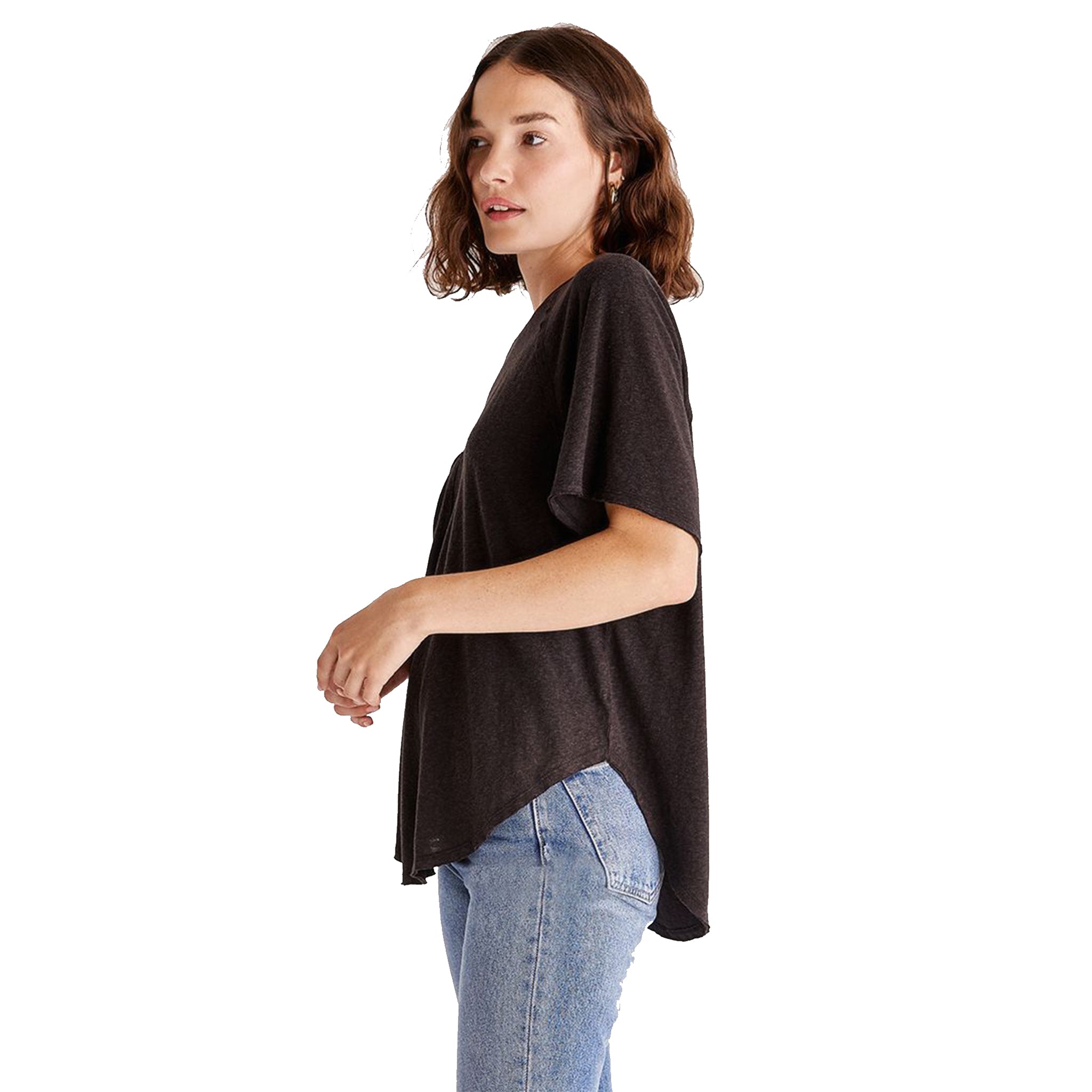 Carly Triblend Pocket Tee - Denny's