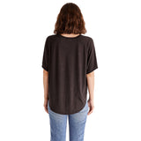Carly Triblend Pocket Tee - Denny's