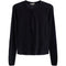 Liya Long Sleeve Slub Henley Tee - Denny's