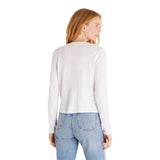 Liya Long Sleeve Slub Henley Tee - Denny's